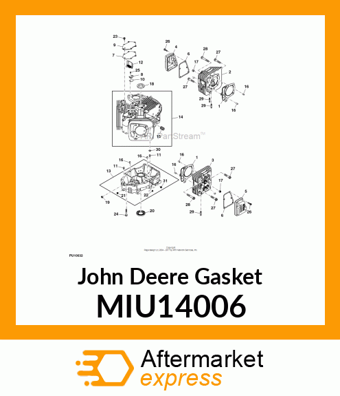 GASKET, HEAD MIU14006