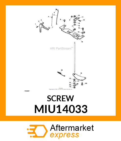 SCREW, THREAD FORMING MIU14033