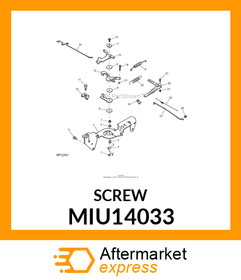SCREW, THREAD FORMING MIU14033
