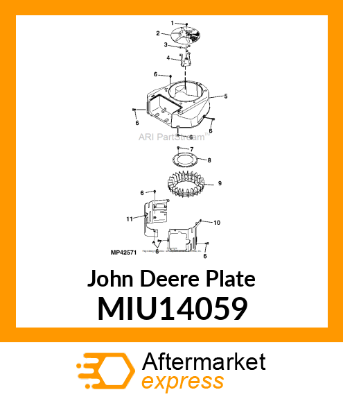 PLATE MIU14059