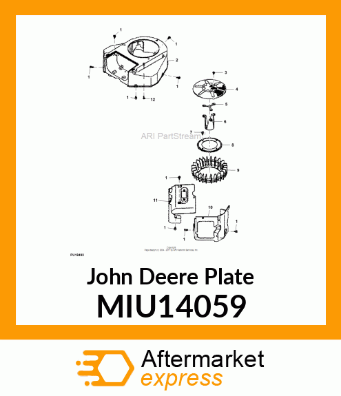 PLATE MIU14059