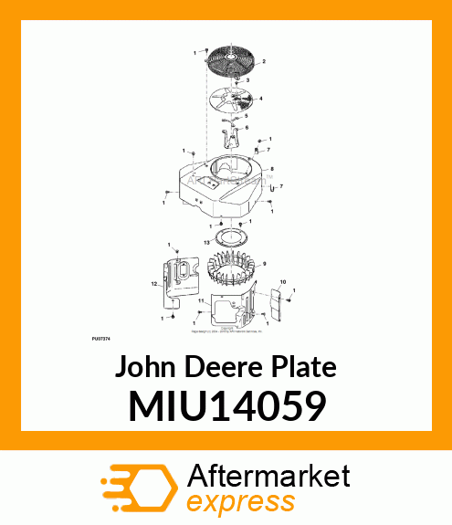 PLATE MIU14059