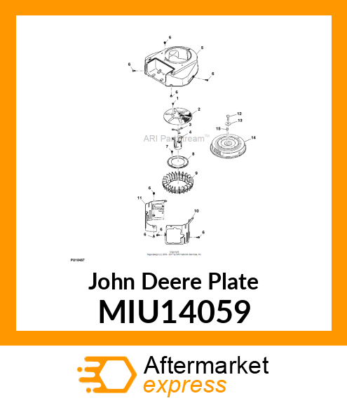 PLATE MIU14059