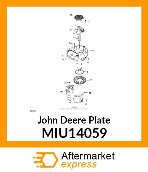 PLATE MIU14059