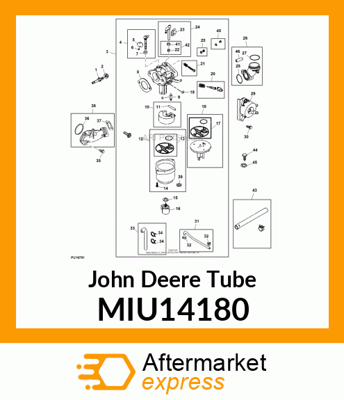 TUBE, FUEL TRANSFER MIU14180