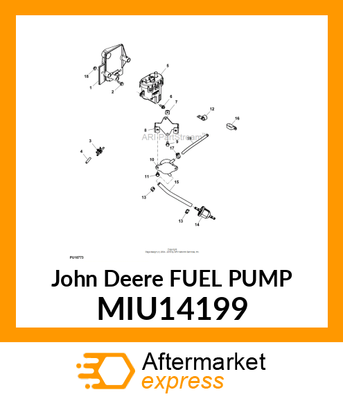 PUMP, FUEL MODULE MIU14199