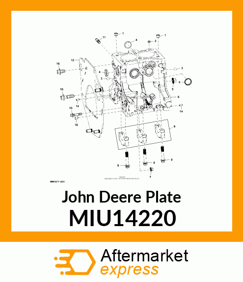 BACK PLATE, CHERY MIU14220