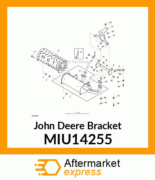 BRACKET, MAIN SUPPORT MIU14255