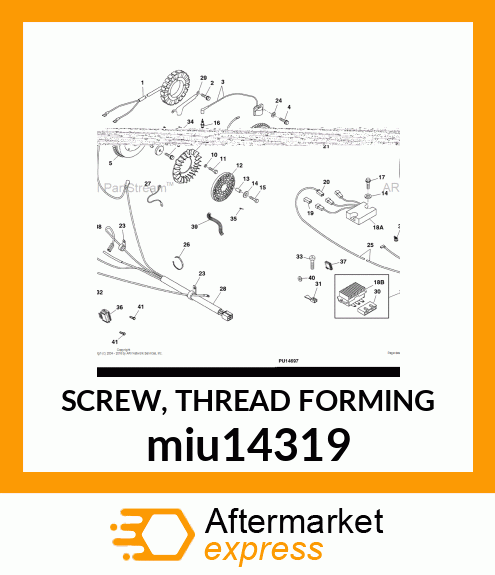 SCREW, THREAD FORMING miu14319