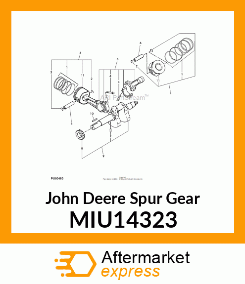 Spur Gear MIU14323