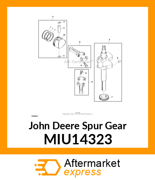 Spur Gear MIU14323