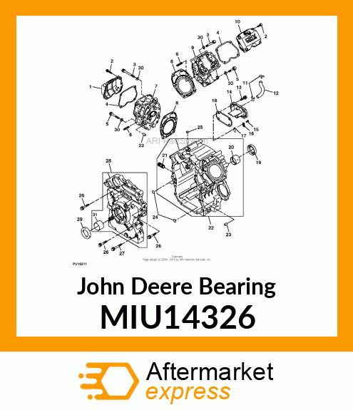 BEARING, PLANE MIU14326