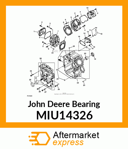 BEARING, PLANE MIU14326