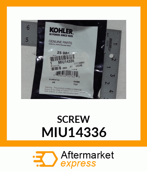 SCREW, THREAD FORMING MIU14336