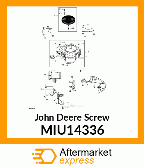 SCREW, THREAD FORMING MIU14336