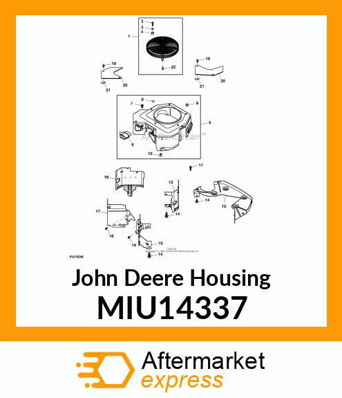 HOUSING, BLOWER MIU14337