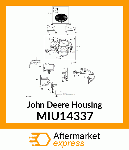 HOUSING, BLOWER MIU14337