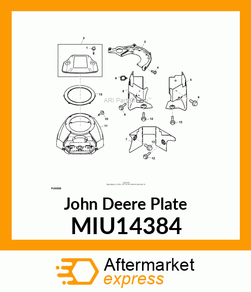 PLATE, PLATE MIU14384