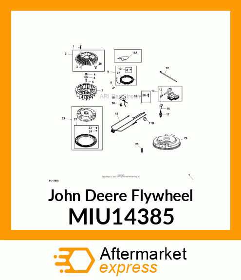 FLYWHEEL MIU14385