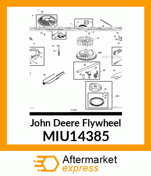 FLYWHEEL MIU14385