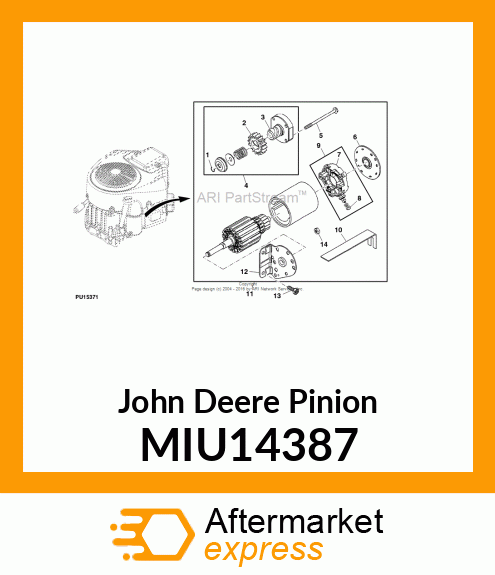 PINION, GEAR MIU14387