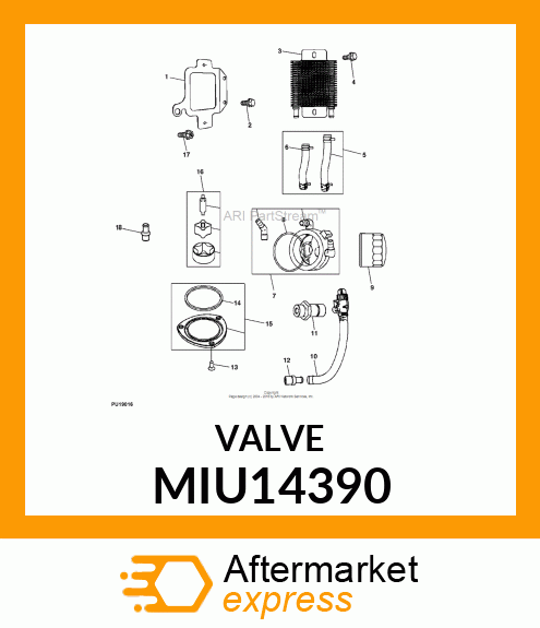 HOSE FITTING, CONNECTOR MIU14390