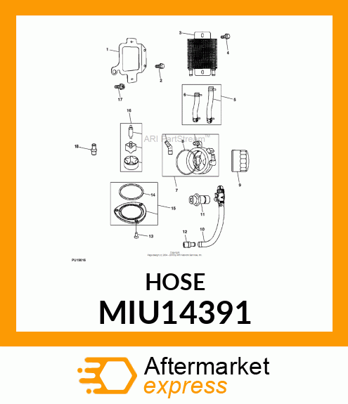 HOSE, HOSE MIU14391