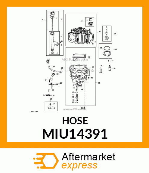 HOSE, HOSE MIU14391