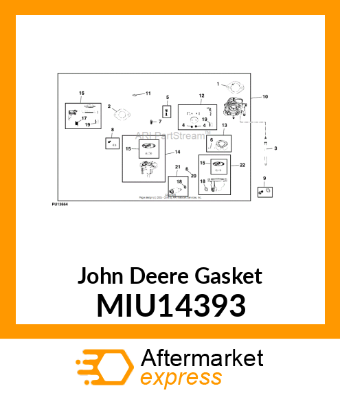 GASKET, GASKET MIU14393