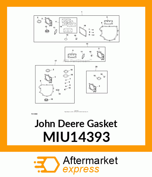 GASKET, GASKET MIU14393