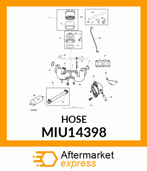 HOSE MIU14398