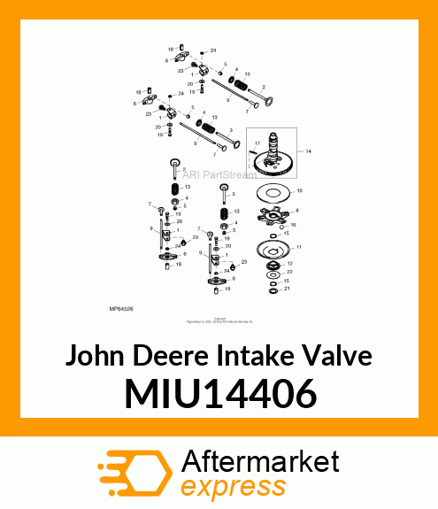 VALVE,INTAKE MIU14406