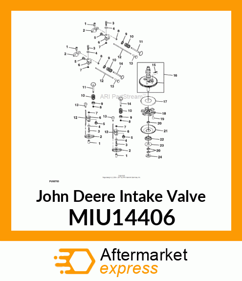 VALVE,INTAKE MIU14406