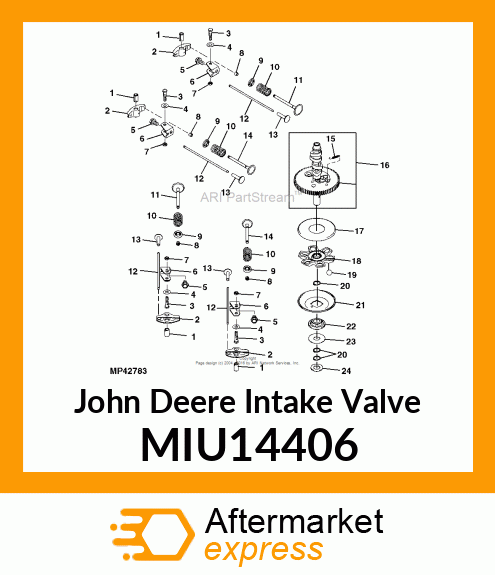 VALVE,INTAKE MIU14406