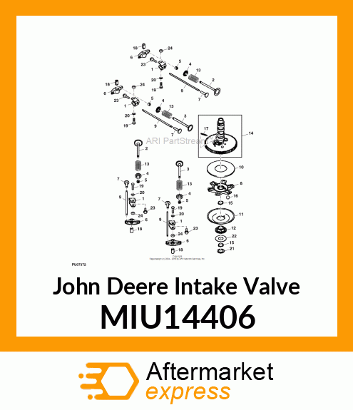 VALVE,INTAKE MIU14406