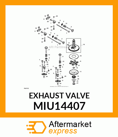 EXHAUST VALVE MIU14407