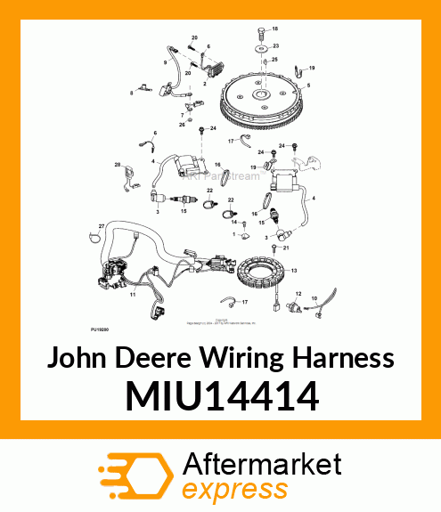 HARNESS,STARTER EXTENSION MIU14414