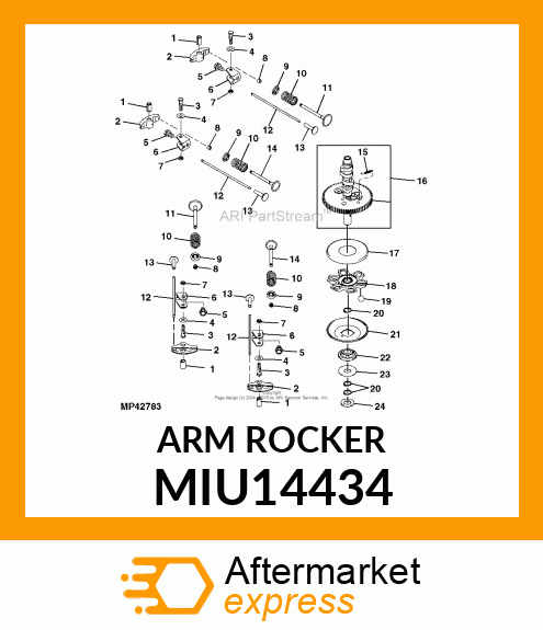 ARM,ROCKER MIU14434