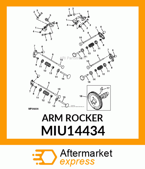 ARM,ROCKER MIU14434