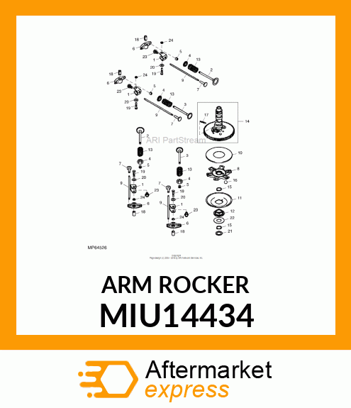 ARM,ROCKER MIU14434