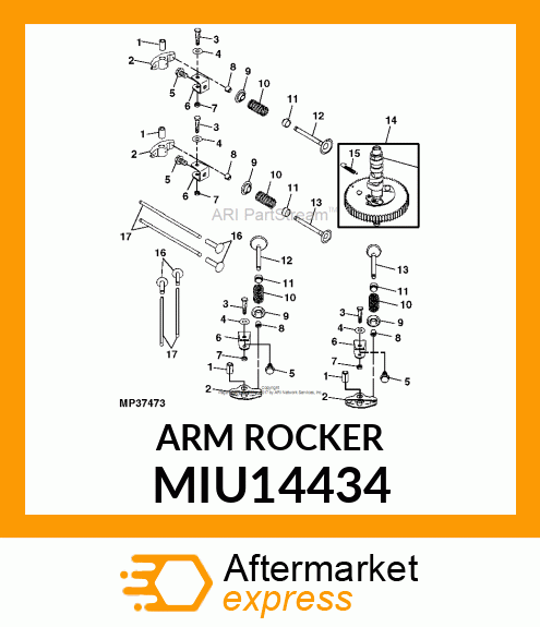 ARM,ROCKER MIU14434