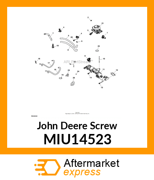 SCREW, M4 MIU14523