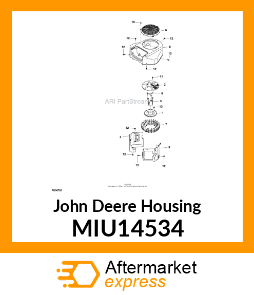 HOUSING, FAN MIU14534