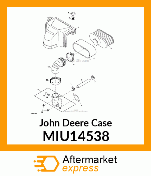 CASE, AIR FILTER MIU14538