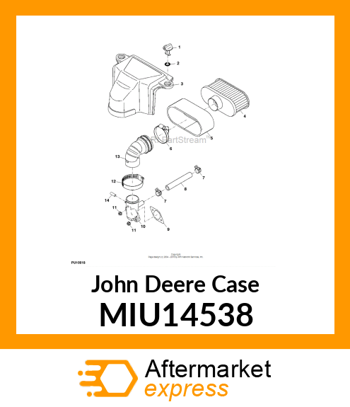 CASE, AIR FILTER MIU14538