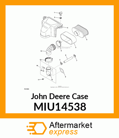 CASE, AIR FILTER MIU14538