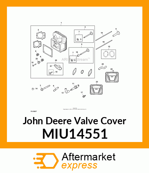 VALVE COVER MIU14551