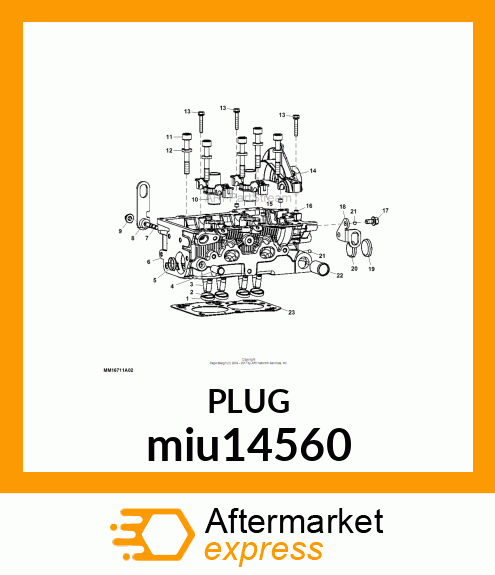 FREEZE PLUG miu14560