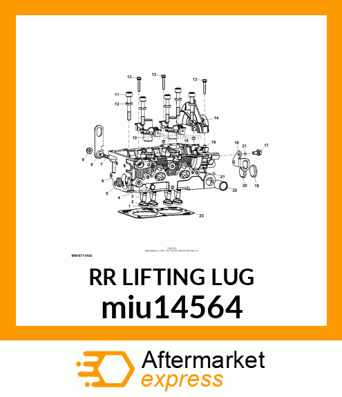 RR LIFTING LUG miu14564