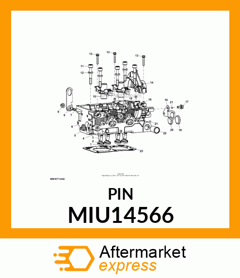 LOCATING PIN MIU14566